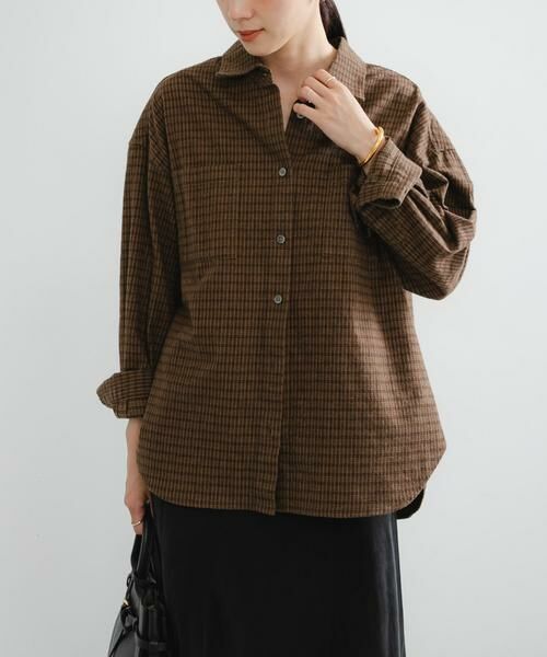 URBAN RESEARCH / アーバンリサーチ シャツ・ブラウス | ネルチェックコットンシャツ | 詳細15