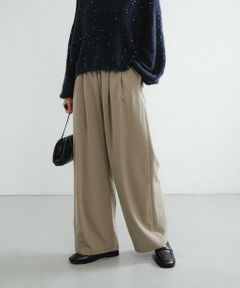 URBAN RESEARCH / アーバンリサーチ その他パンツ | 『3サイズ展開』『イージーケア』 ウール混タックギャザーストレートパンツ