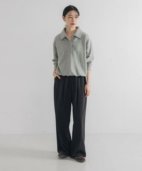 URBAN RESEARCH / アーバンリサーチ その他パンツ | 『3サイズ展開』『イージーケア』 ウール混タックギャザーストレートパンツ | 詳細8