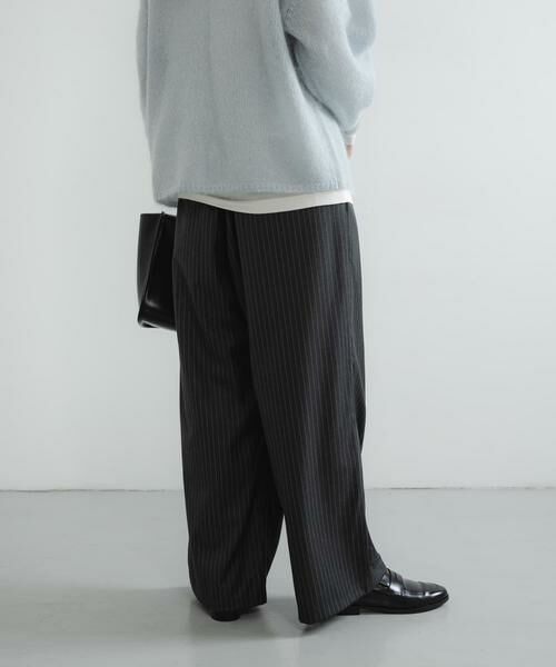 URBAN RESEARCH / アーバンリサーチ その他パンツ | 『3サイズ展開』『イージーケア』 ウール混タックギャザーストレートパンツ | 詳細24