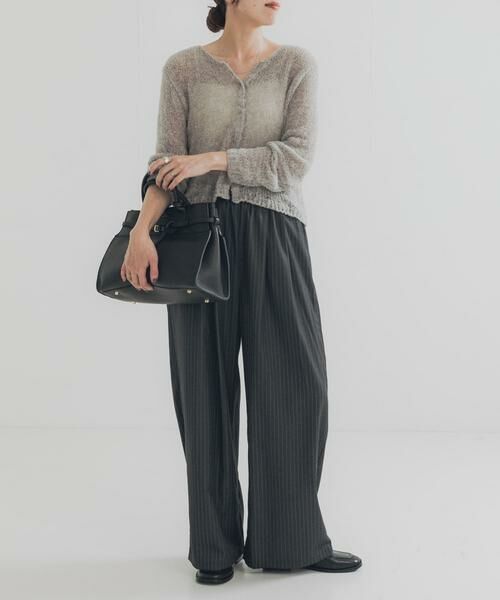 URBAN RESEARCH / アーバンリサーチ その他パンツ | 『3サイズ展開』『イージーケア』 ウール混タックギャザーストレートパンツ | 詳細28