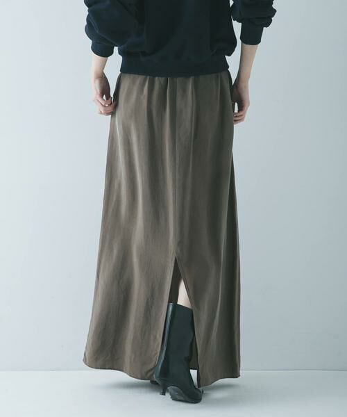 URBAN RESEARCH / アーバンリサーチ スカート | キュプラギャザーIラインスカート | 詳細2