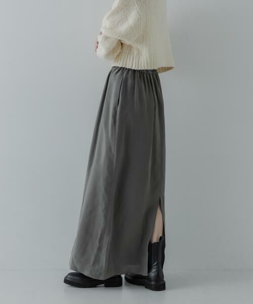 URBAN RESEARCH / アーバンリサーチ スカート | キュプラギャザーIラインスカート | 詳細15