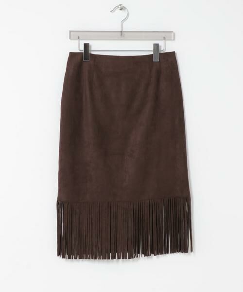 URBAN RESEARCH / アーバンリサーチ スカート | スエードライクフリンジスカート | 詳細2