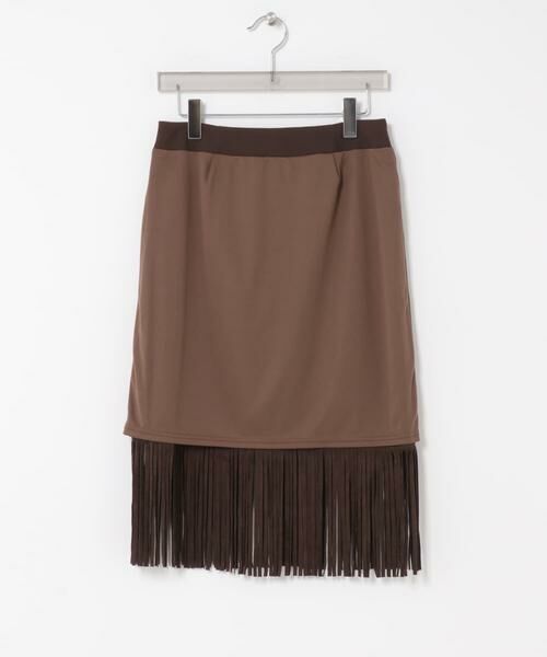 URBAN RESEARCH / アーバンリサーチ スカート | スエードライクフリンジスカート | 詳細4