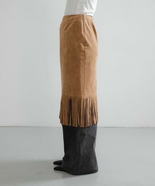 URBAN RESEARCH / アーバンリサーチ スカート | スエードライクフリンジスカート | 詳細10