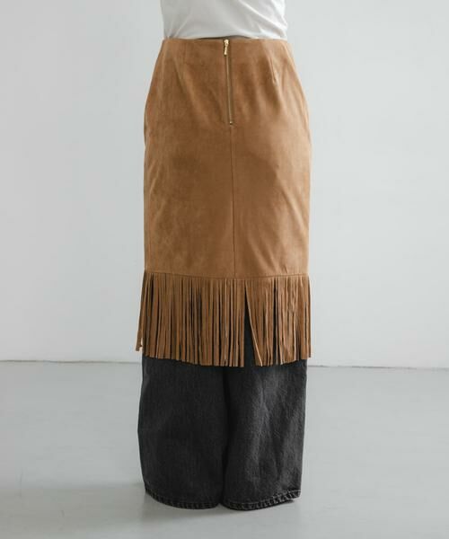 URBAN RESEARCH / アーバンリサーチ スカート | スエードライクフリンジスカート | 詳細11