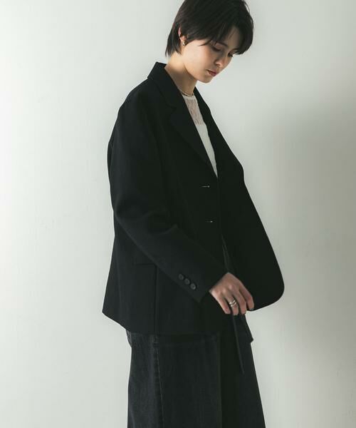 URBAN RESEARCH / アーバンリサーチ その他アウター | 強撚ウールテーラードジャケット | 詳細4