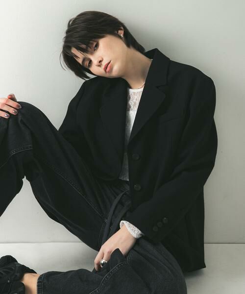 URBAN RESEARCH / アーバンリサーチ その他アウター | 強撚ウールテーラードジャケット | 詳細6