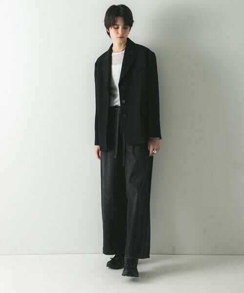 URBAN RESEARCH / アーバンリサーチ その他アウター | 強撚ウールテーラードジャケット | 詳細7