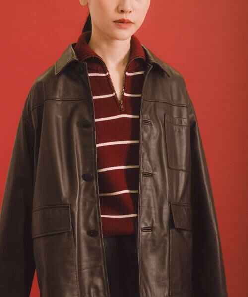 URBAN RESEARCH / アーバンリサーチ レザーブルゾン・ジャケット | 『別注』TICCA×URBAN RESEARCH　レザーカバーオール | 詳細2