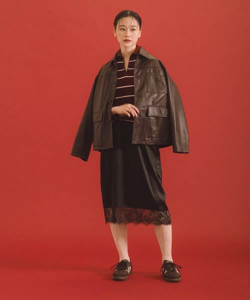 URBAN RESEARCH / アーバンリサーチ レザーブルゾン・ジャケット | 『別注』TICCA×URBAN RESEARCH　レザーカバーオール | 詳細7