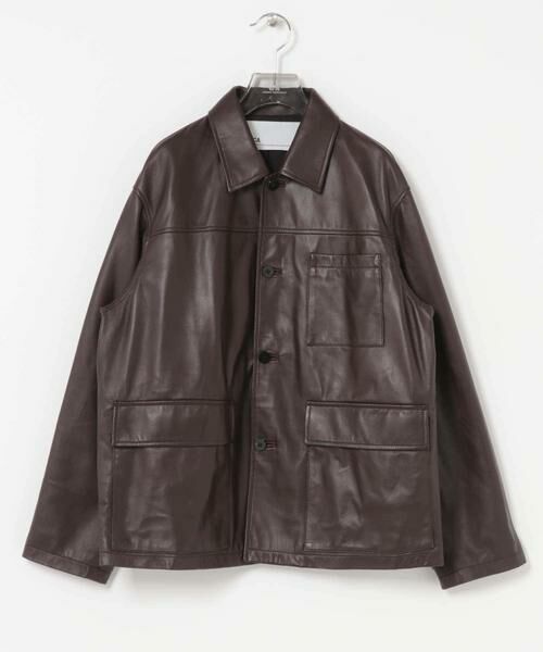 URBAN RESEARCH / アーバンリサーチ レザーブルゾン・ジャケット | 『別注』TICCA×URBAN RESEARCH　レザーカバーオール | 詳細8