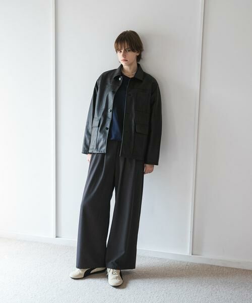 URBAN RESEARCH / アーバンリサーチ レザーブルゾン・ジャケット | 『別注』TICCA×URBAN RESEARCH　レザーカバーオール | 詳細15