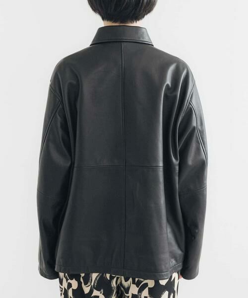URBAN RESEARCH / アーバンリサーチ レザーブルゾン・ジャケット | 『別注』TICCA×URBAN RESEARCH　レザーカバーオール | 詳細24