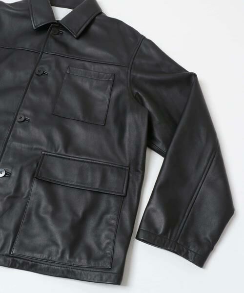 URBAN RESEARCH / アーバンリサーチ レザーブルゾン・ジャケット | 『別注』TICCA×URBAN RESEARCH　レザーカバーオール | 詳細26