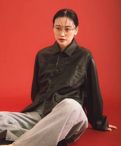 URBAN RESEARCH / アーバンリサーチ レザーブルゾン・ジャケット | 『別注』TICCA×URBAN RESEARCH　レザーカバーオール | 詳細20