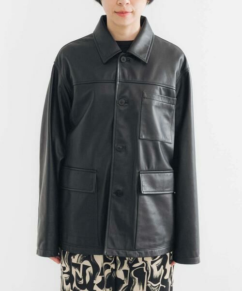 URBAN RESEARCH / アーバンリサーチ レザーブルゾン・ジャケット | 『別注』TICCA×URBAN RESEARCH　レザーカバーオール | 詳細22