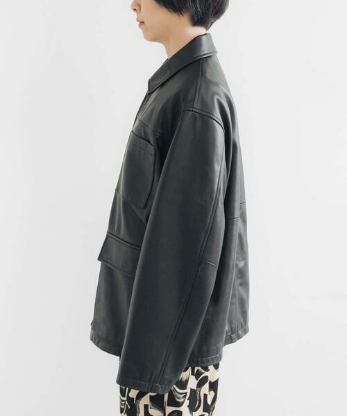 URBAN RESEARCH / アーバンリサーチ レザーブルゾン・ジャケット | 『別注』TICCA×URBAN RESEARCH　レザーカバーオール | 詳細23