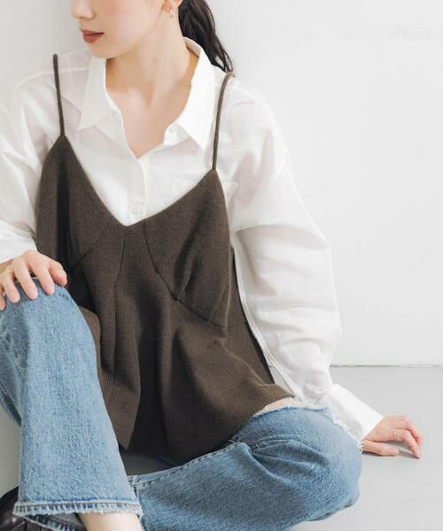 URBAN RESEARCH / アーバンリサーチ キャミソール・チューブトップ | 『別注』crinkle crinkle crinkle×URBAN RESEARCH　wool  lingerie cami | 詳細2