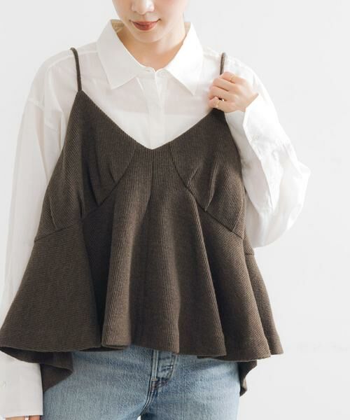 URBAN RESEARCH / アーバンリサーチ キャミソール・チューブトップ | 『別注』crinkle crinkle crinkle×URBAN RESEARCH　wool  lingerie cami | 詳細4