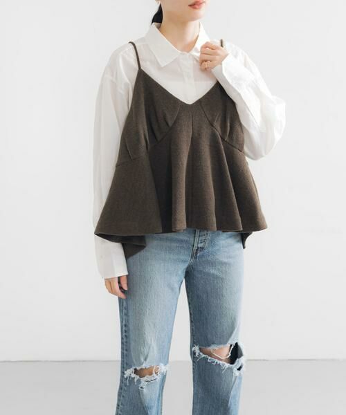 URBAN RESEARCH / アーバンリサーチ キャミソール・チューブトップ | 『別注』crinkle crinkle crinkle×URBAN RESEARCH　wool  lingerie cami | 詳細5