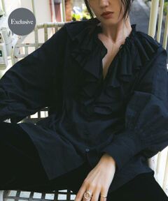 URBAN RESEARCH / アーバンリサーチ シャツ・ブラウス | 『別注』crinkle crinkle crinkle×URBAN RESEARCH　cotton ruffle blouse