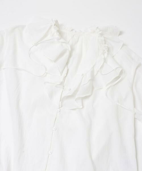 URBAN RESEARCH / アーバンリサーチ シャツ・ブラウス | 『別注』crinkle crinkle crinkle×URBAN RESEARCH　cotton ruffle blouse | 詳細7