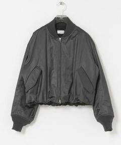 URBAN RESEARCH / アーバンリサーチ ミリタリージャケット・コート | ATON　COWHIDE NYLON SHORT MA-1
