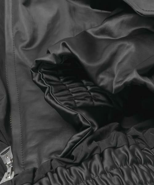 URBAN RESEARCH / アーバンリサーチ ミリタリージャケット・コート | ATON　COWHIDE NYLON SHORT MA-1 | 詳細6