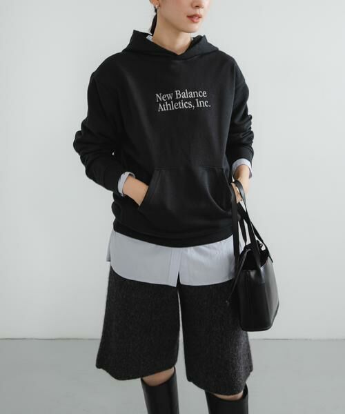 URBAN RESEARCH/アーバンリサーチ NEW BALANCE Athleticsクラシックスフーディ ブラック S URBAN RESEARCH/アーバンリサーチ NEW BALANCE Athleticsクラシックスフーディ ブラック S