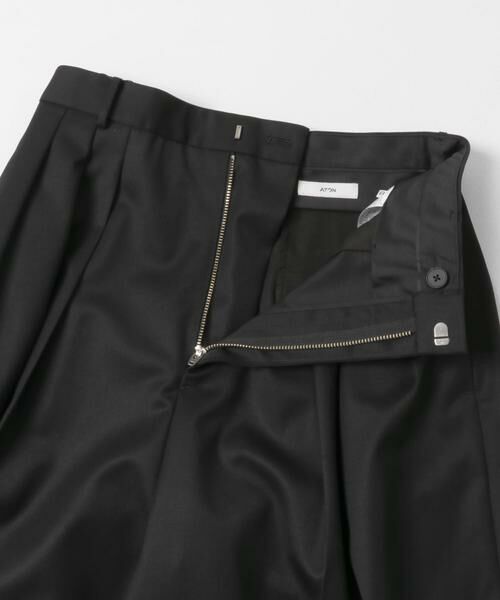 URBAN RESEARCH / アーバンリサーチ その他パンツ | ATON　COMPACT WOOL TUCKED W PANTS | 詳細2