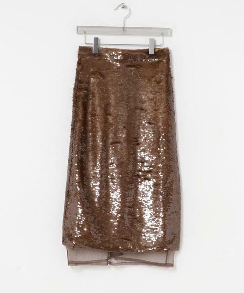 URBAN RESEARCH / アーバンリサーチ スカート | VIVIANO　Tulle Layered Sequins SKIRT | 詳細1
