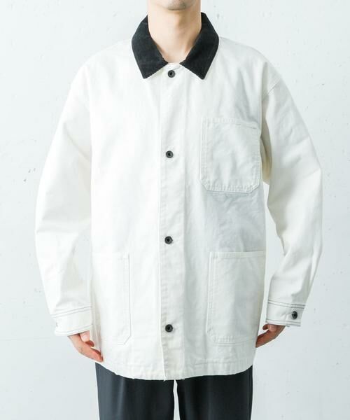 URBAN RESEARCH / アーバンリサーチ Gジャン・デニムジャケット | A.D.A.N　DUCK 2TONE CHORE COAT | 詳細1