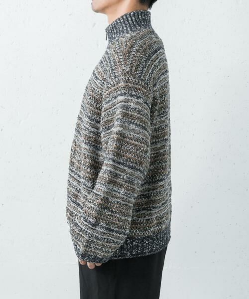 URBAN RESEARCH / アーバンリサーチ ニット・セーター | crepuscule　Multi Border Mix Drivers | 詳細2