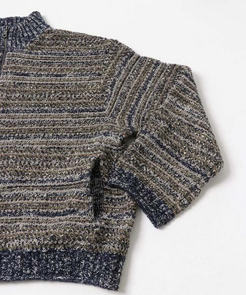 URBAN RESEARCH / アーバンリサーチ ニット・セーター | crepuscule　Multi Border Mix Drivers | 詳細5