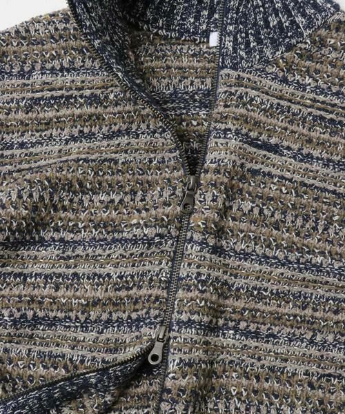 URBAN RESEARCH / アーバンリサーチ ニット・セーター | crepuscule　Multi Border Mix Drivers | 詳細6