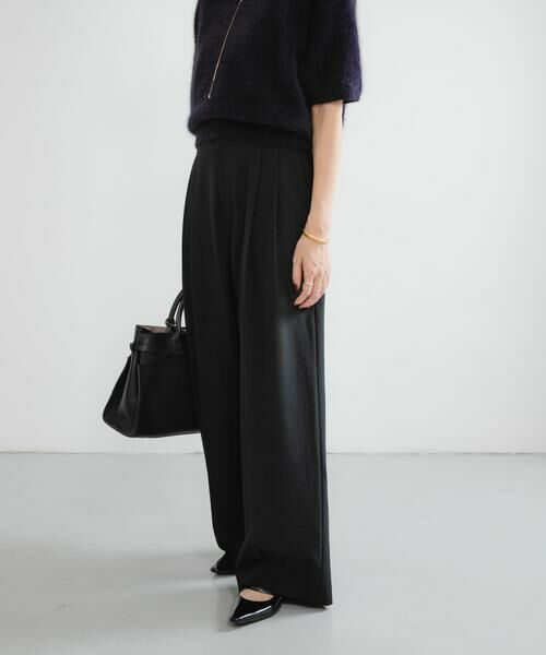 URBAN RESEARCH / アーバンリサーチ その他パンツ | ウールブレンドワイドストレートパンツ | 詳細2
