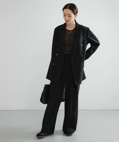 URBAN RESEARCH / アーバンリサーチ その他パンツ | ウールブレンドワイドストレートパンツ | 詳細4