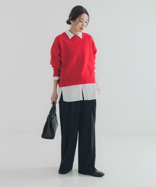 URBAN RESEARCH / アーバンリサーチ その他パンツ | ウールブレンドワイドストレートパンツ | 詳細6