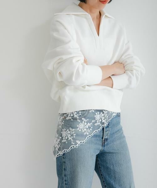 URBAN RESEARCH / アーバンリサーチ バンダナ・スカーフ | レースサンカクスカーフ | 詳細1