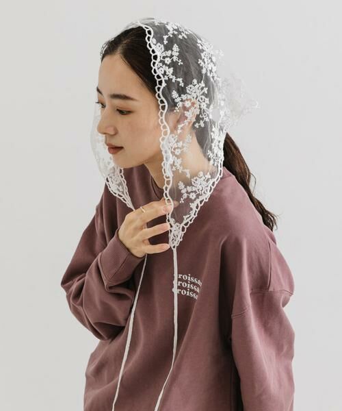 URBAN RESEARCH / アーバンリサーチ バンダナ・スカーフ | レースサンカクスカーフ | 詳細6