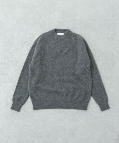 URBAN RESEARCH/アーバンリサーチ FOX CASHMERE CREW-NECK KNIT グレー L