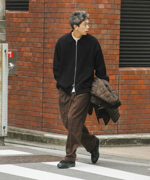 URBAN RESEARCH / アーバンリサーチ カーディガン・ボレロ | 綿カシミヤZIPカーディガン | 詳細9