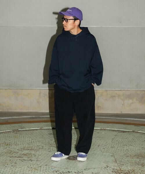 URBAN RESEARCH/アーバンリサーチ Dad EASY CORDUROY WIDE PANTS ネイビー 1