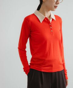 URBAN RESEARCH / アーバンリサーチ ニット・セーター | ウールジャージーポロ衿トップス