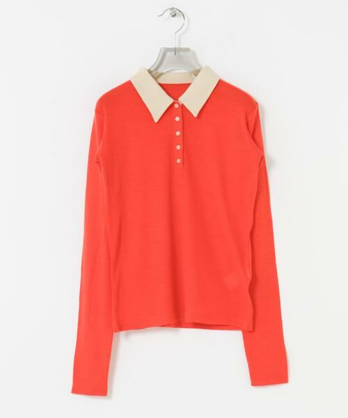 URBAN RESEARCH / アーバンリサーチ ニット・セーター | ウールジャージーポロ衿トップス | 詳細11