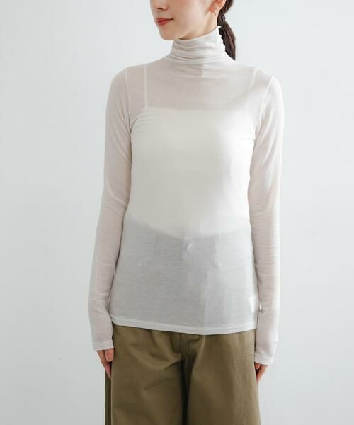 URBAN RESEARCH / アーバンリサーチ Tシャツ | カシミヤシルクタートルカットソー | 詳細14
