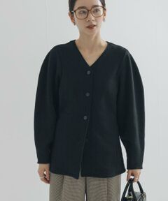 URBAN RESEARCH / アーバンリサーチ カーディガン・ボレロ | ボリュームスリーブ裏起毛カーディガン