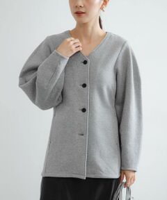 URBAN RESEARCH / アーバンリサーチ カーディガン・ボレロ | ボリュームスリーブ裏起毛カーディガン